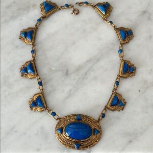 Vintage Art Deco Czech Necklace